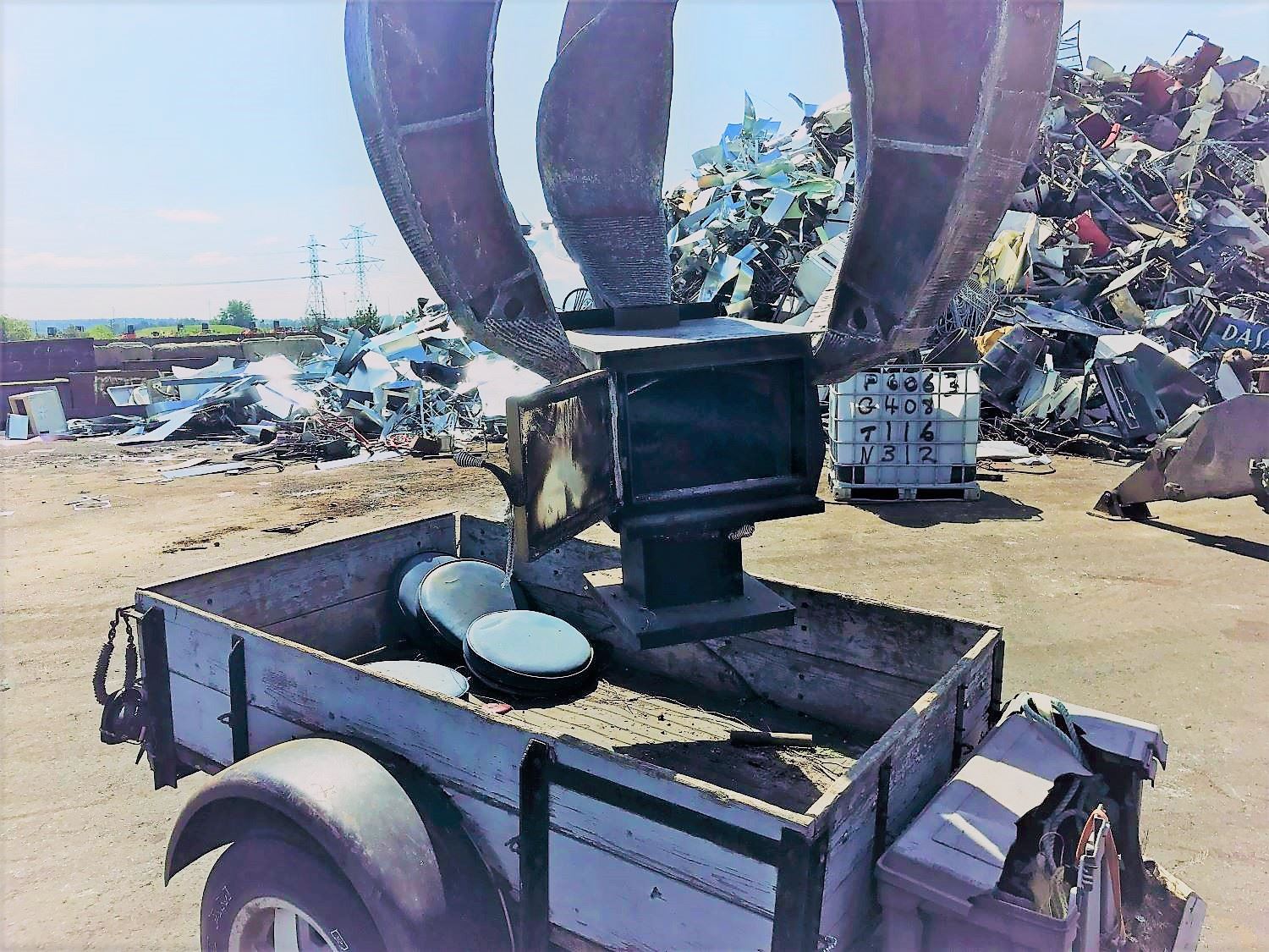 Stove Being Recycled