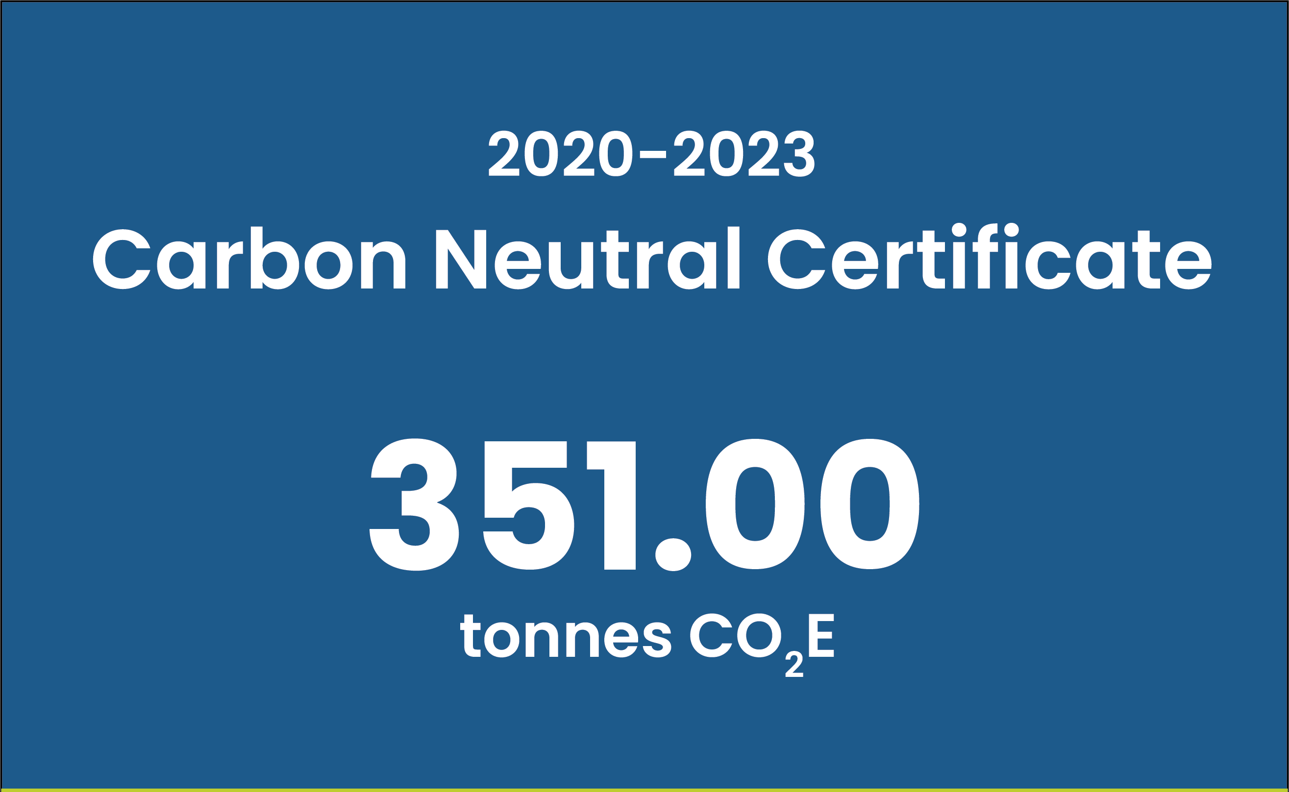 Carbon CertCarbon offset certificate from Carbonzero